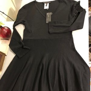 BCBGMAXAZRIA knit dress. Black - Silk/cotton.
